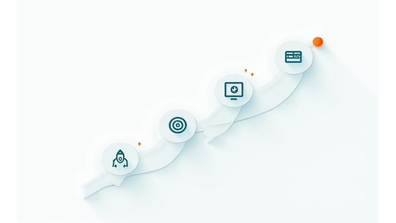 Flowchart illustrating Apex Pathfinders' four-step executive coaching methodology